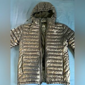 Ravean Men's Down Heated Jacket with 12V Battery Kit